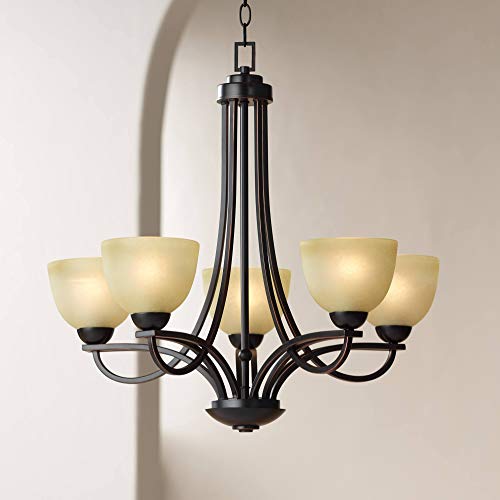 Bennington Italian Bronze Chandelier Light Fixture 26