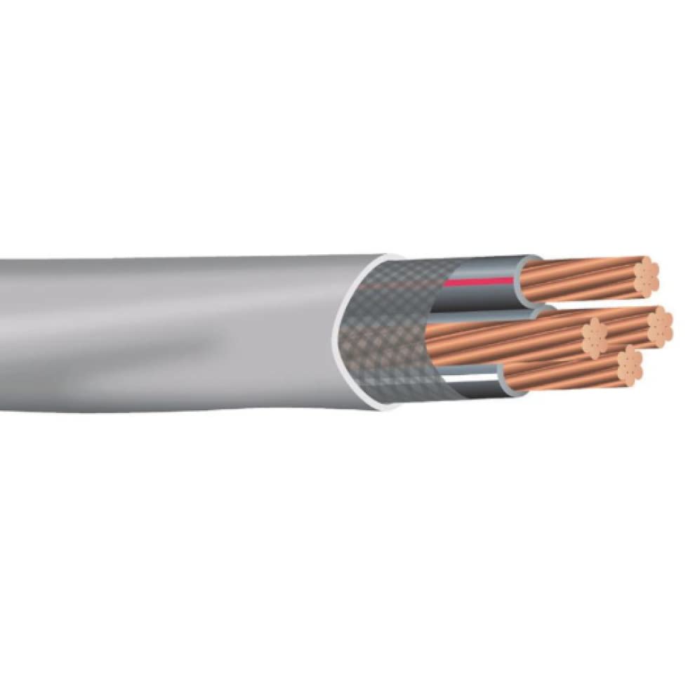 NASSAU ELECTRICAL SUPPLY 10' 2/0-2/0-2/0-1 SER Copper Service Entrance Cable