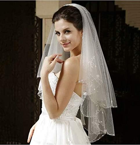 Miniatura 5 de KAOYOO Cadena con cuentas de diamantes de imitación de 10 yardas con plumas de marfil para decoración de bodas, bricolaje, manualidades, costura en