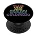 Amour de paix de Manitou Springs Colorado PopSockets PopGrip Interchangeable