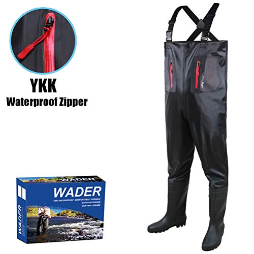 YVLEEN Fishing Chest Waders for Men with Boots - Fly Fishing Waders Boots,100%