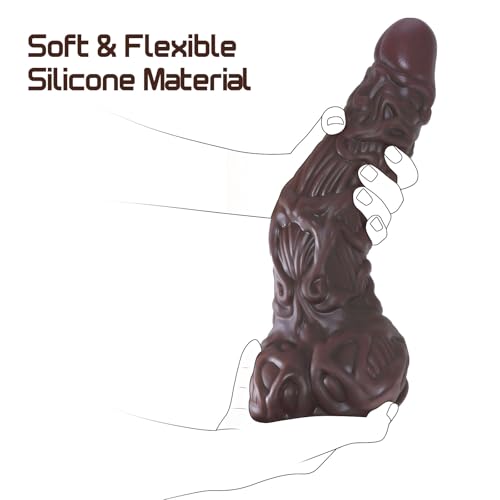 Image of 12.4 Inch Huge Monster Dildo, 2.5'' Diameter Giant Fantasy Dildos, Thick and Long Big Dildos for Women, Silicone Suction Cup Sex Toy for Anal Play, Adult Sex Toys for Ultimate Pleasure