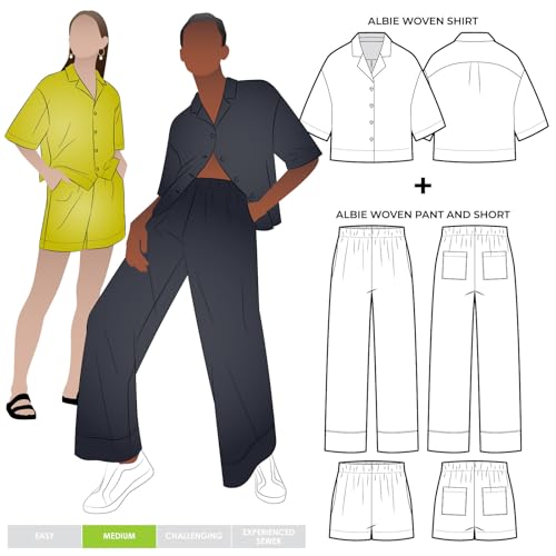 Patrones de costura Style Arc - Paquete de descuento Albie (tallas 18-30)