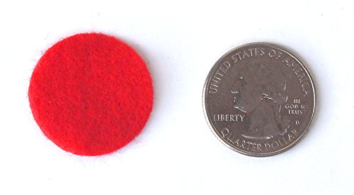 Image of Playfully Ever After Blue, Red, White & Yellow Craft Felt Circles (1 Inch - 200pc)