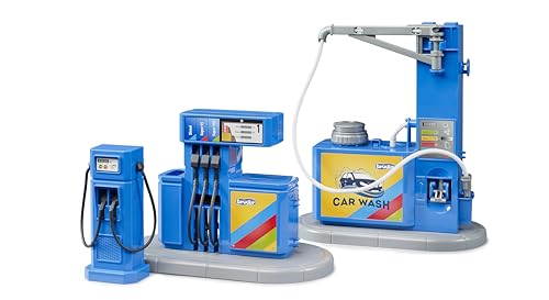 Accessoires de lavage Bruder 62113 pour nettoyer et réparer les véhicules de chantier de vos enfants