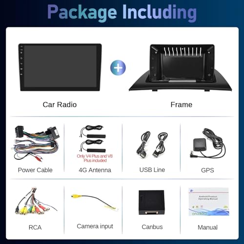 Autoradio Android 13 BMW X3 E83 écran tactile Bluetooth Android Auto 2DIN S1 - 8