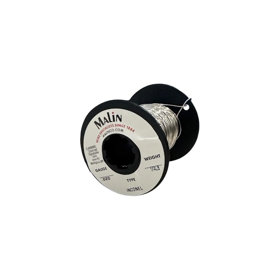 Malin Inconel Aerospace Lockwire/Safety Wire 0.020 with Clamptite Tool CLT01