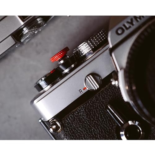Camera Shutter Button Upscale and Delicate Soft Shutter Release Button (6 Pack/Red)