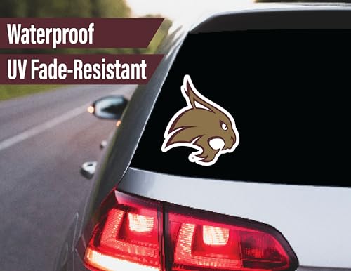 Image of Texas State University Stickers TXST Decal Bobcats Vinyl Car Sticker 14 Pcs