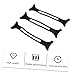 HAPINARY Mask Extender Straps 3pcs Black Long Face Mask Ear Hooks with Cord Extension Buckle Anti-Ear Safety Strap for Adults for All-Day Wear