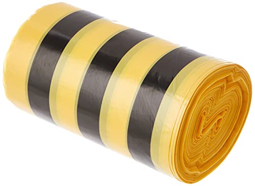 Hanfare TSYB/2 Tiger Stripe - Bolsas de basura con diseño de rayas, color amarillo (20 L, 50 unidades)