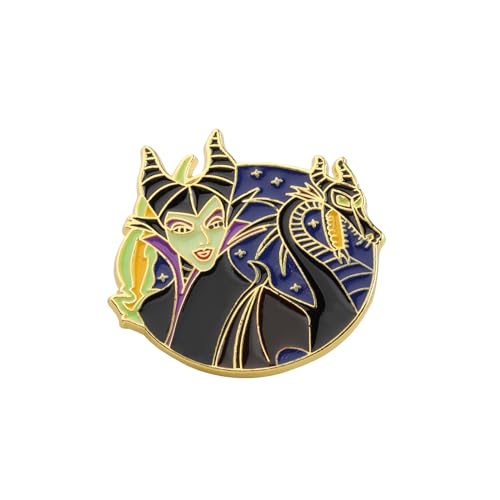 Image of KEYCHIN Witch Brooch - Villain Movie Fans Gifts - Enamel Pin Evil Queen Jewelry