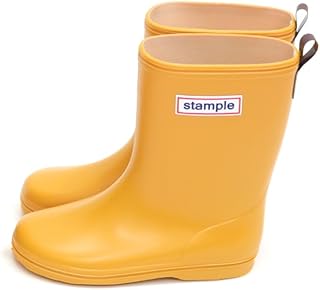 [スタンプル] [日本製] レインブーツ 長靴 キッズ 男の子 女の子 (マスタード, 20.0cm)