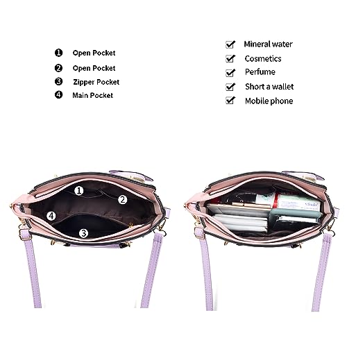 Image of Xiaoyu Fashion Purses and Handbags for Women Ladies Crossbody Bags Top Handle Satchel Shoulder Bags Small Totes