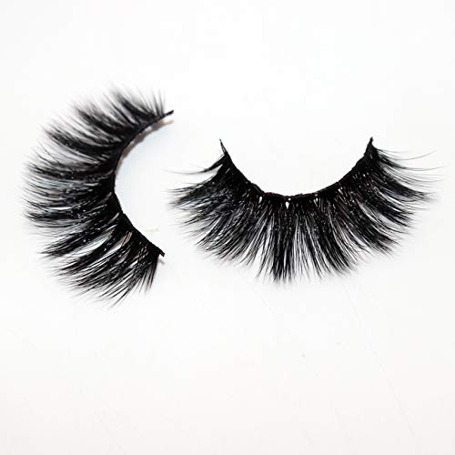 Veleasha 5D Faux Mink Lashes Handmade Luxurious Volume Fluffy Natural False Eyelashes 7 Pairs (Mulan) #TOP3