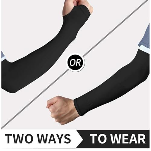 Image of MILESTONES. /Arm Sleeves for Men & Women UV Protection Hand Sleeves /Sun Protection Sleeves for Men & Women for Running, Hand Cover Arm Sleeves for Bike Riding Free Size
