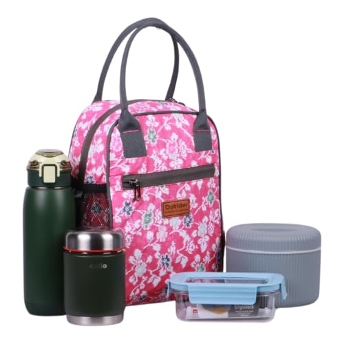 Image of Outrider Polyester Jumbo Lunch Bag,Lunch Bag for Office Men, Women and Kids, Quality Tiffin Bag for School, Picnic, Work, Carry Bag for Lunch Box, 12 litres,