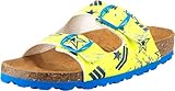 Sohle: EVA Lico Bioline Top Jungen Pantoletten, Neongelb/ Blau, 30 EU