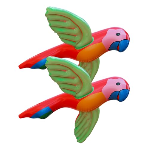 Aufblasbares -Poolspielzeug - 73 x 58 cm,Cartoon-Tier-Party-Dekoration für Outdoor-, 2X leichtes Schwimmzubehör | Vogel-Design Sommerfest, Zusammenkünfte am Wasser, Garten, Bunt, Kinder