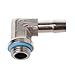 JAGTRADE PC Water Cooling System Part G1/4 Thread 90 Degree Elbow Pipe Connector