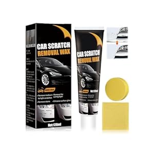 Car Scratch Repair Paste, 2024 New Car Scratch Remover for Vehicles, Car Scratch Repair Paste Polishing Wax, Car Scratch Remover Kit with Wipe and Sponge for Car Vehicles Deep Scratches (1Pcs)