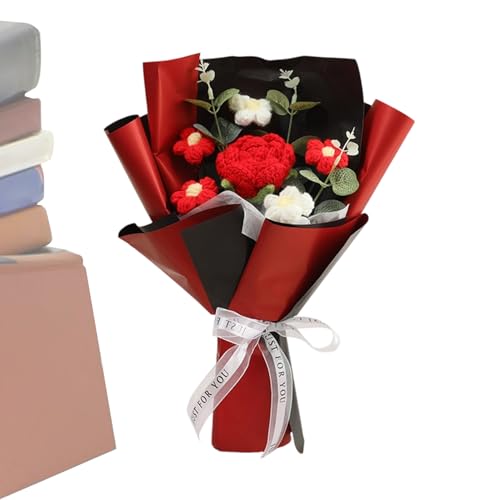 Genérico Flores de crochê, decoração artesanal artesanal | ramo de flores de crochê | para, casamentos, primavera, formatura, Natal, Páscoa, celebrações