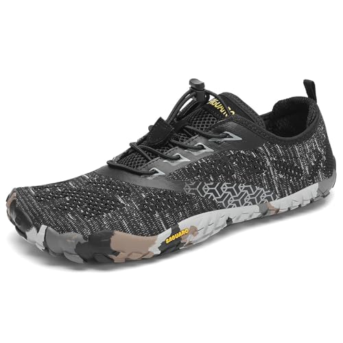 Image of SAGUARO Womens Mens Barefoot Shoes Minimalist Trail Runner Wide Toe Box Zero Drop Outdoor Cross Training Shoe