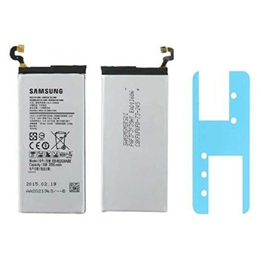 Original batteri till Samsung Galaxy S6 SM-G920F batteri BJ 2019 med självhäftande lim