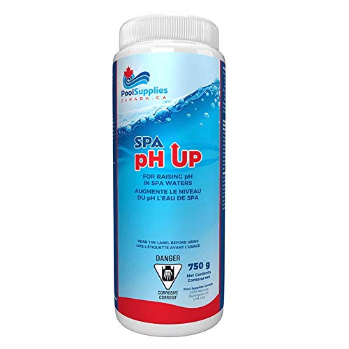 Pool Supplies Canada - pH Up Water Balancer for Hot Tubs (750 g) pH+ Increaser Protects Equipment, Enhances Comfort, Restores Water Clarity – Easy-to-Use for All Hot Tubs, Pools, and Spas
