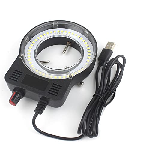 Lbg OCg 48  LED ߉\ȃOCgƖ탉vYƗpXeIYƗpJg勾 USB DC 5V YA_v^[(Black)
