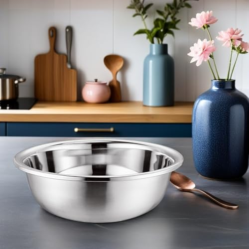 Tazón de Acero Inoxidable 28 cm para Cocina y Uso Diario miniatura 6