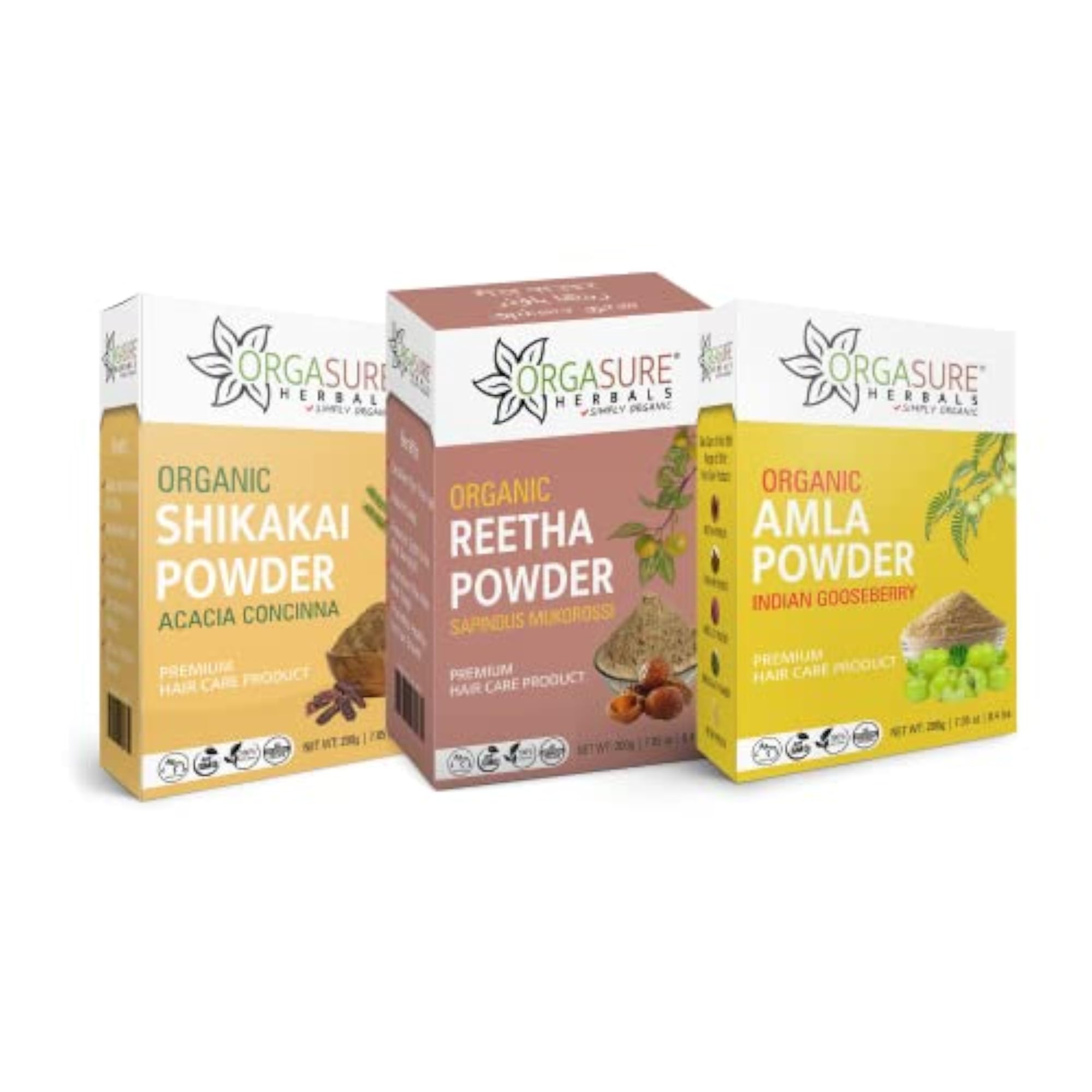 Shikakai, Amla and Aritha Powder Combo - 600g
