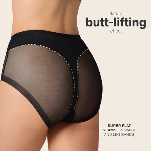 Image of Leonisa Invisible Shapewear Panties, High Waisted Tummy Control Women's Underwear