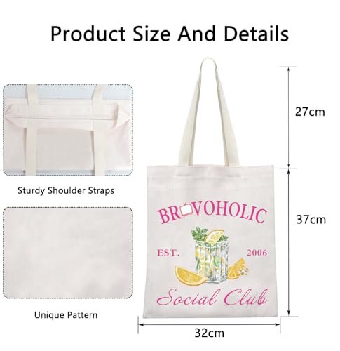 POFULL Housewives Gift TV Show Inspired Gift TV Show Social Club Shoulder Bag2