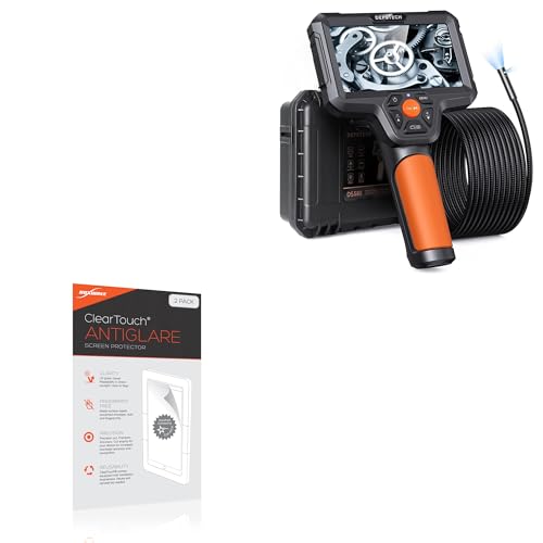 BoxWave Screen Protector Compatible with Depstech Dual Lens 5.0 Video Borescope Inspection Camera (5 in) - ClearTouch Anti-Glare (2-Pack), Anti-Fingerprint Matte Film Skin