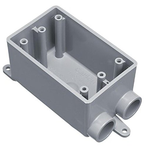 Carlon E982EFN-CTN PVC Field Service Split Box, Single Gang.75-In. - Quantity 2424