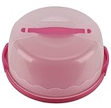 HelloCupcake Portable Cake and Cupcake Carrier / Storage Container - 10.4' Diameter (Inside Cover),...