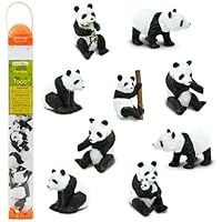 Safari Pandas, White, 2.05 x 2.05 x 13 inches