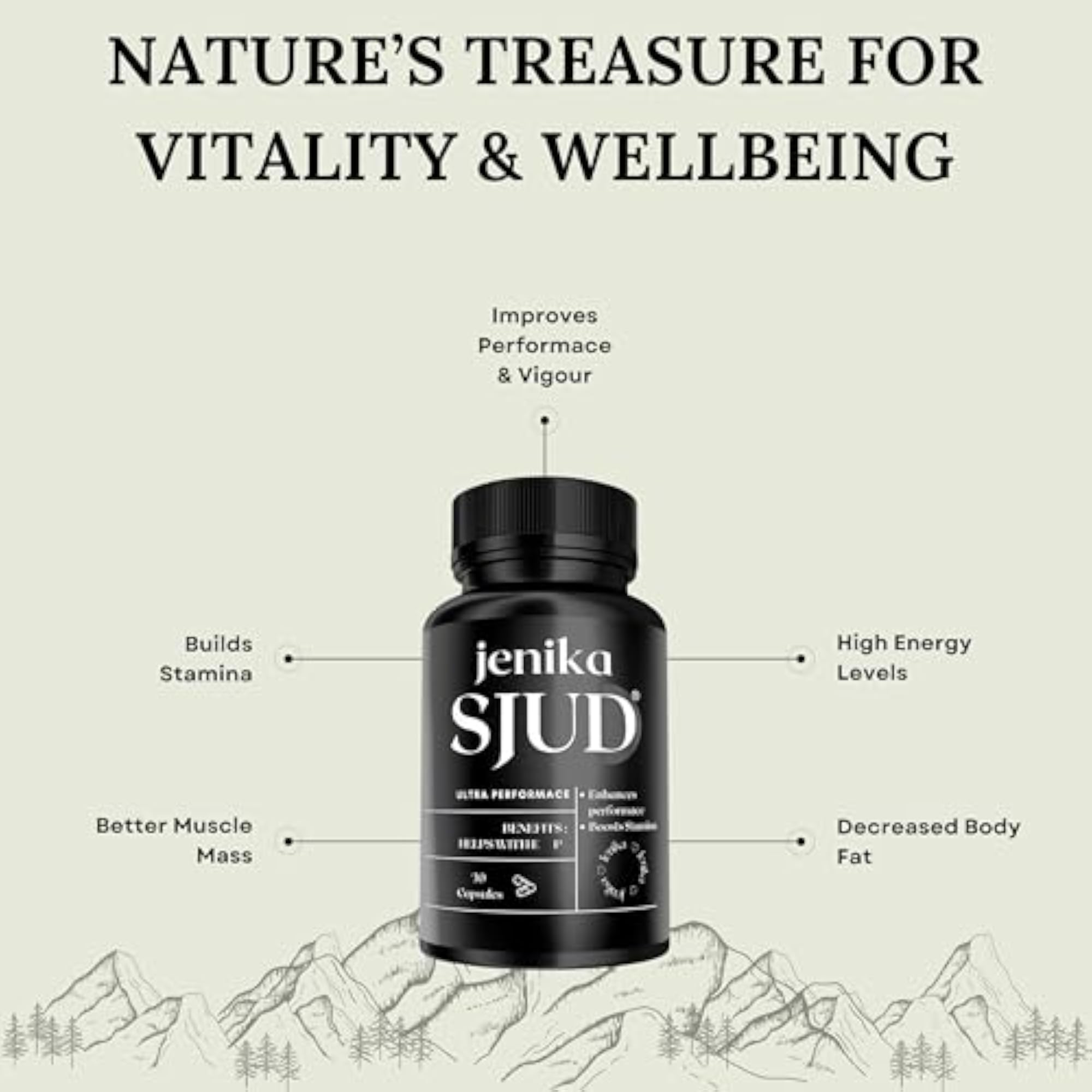 Jenika SJUD Capsules, 30 Count