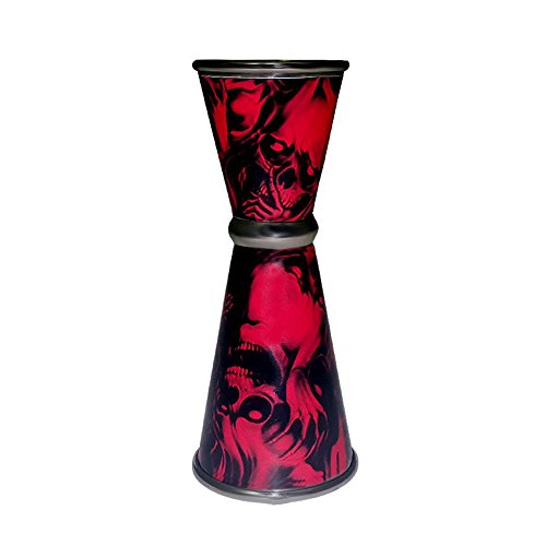 Designer Jigger - Tall Double-Sided 28ML by 56ML - RED EVIL