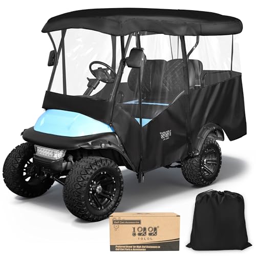 Parois de conduite de voiturette de golf anti-pluie et vent pour toit long 220cm