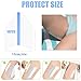 WOLAIYE Thigh Inner Anti Chafing Sticker,Thighs Prevention Anti Friction Pad,Invisible Thigh Tapes Chafe,Transparent Protection Skin Patches-10PCS