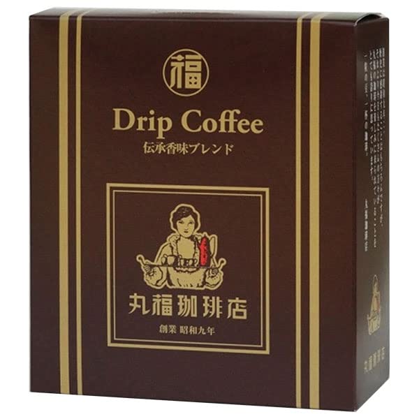 丸福珈琲店 Drip Coffee 伝承香味ブレンド 5袋入１２箱 Amazon.co.jp: 丸福珈琲店 ドリップ珈琲 伝承香味ブレンド 5杯×12箱入