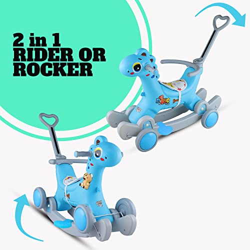 Clever-Fox-Dino-Supreme-Dinosaur-Ride-on-Musical-Toy-Rockers-for-KidsRocker-Indoors-and-Outdoors-Made-in-India-for-1-3-Years-Unisex-Kids-Blue