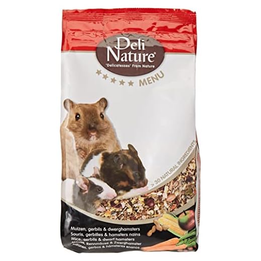 Deli Nature 15-029507 Menú 5 Stars para Ratones Jerbos y Hámster Enano - 750 gr