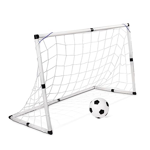 Filet de but de football mini avec ballon et gonfleur Toyvian