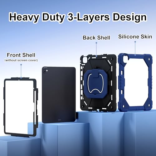 Coque iPad Pro 13 M5 antichoc et robuste avec béquille intégrée