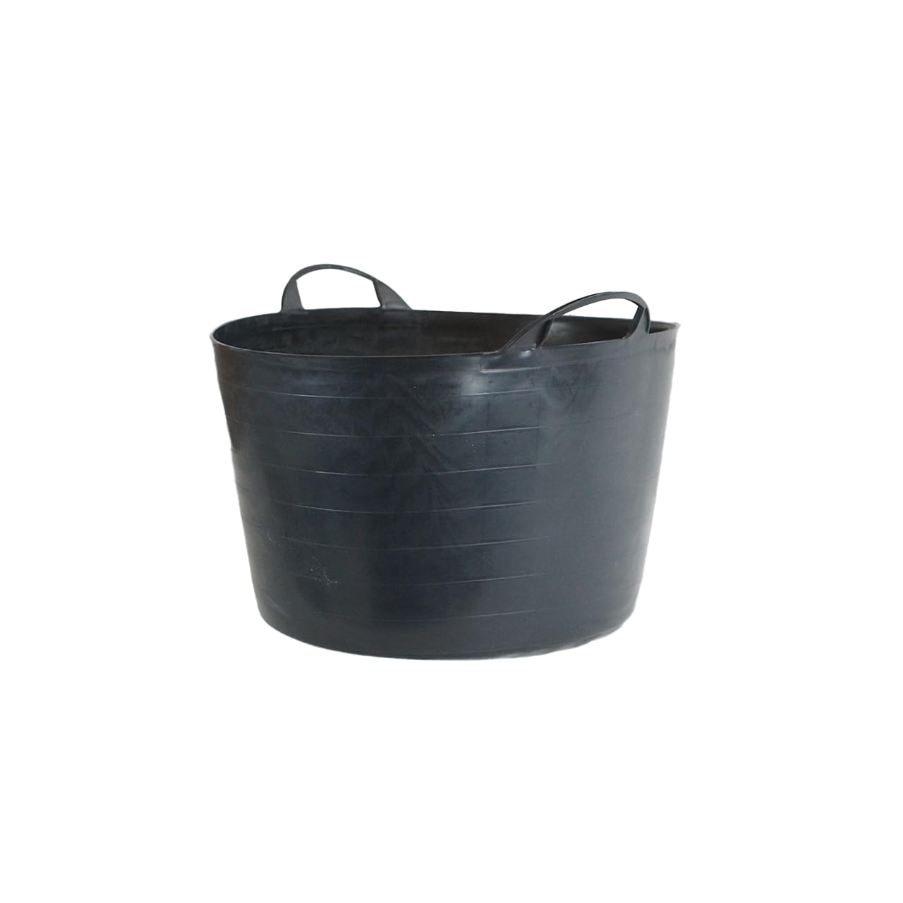 Plastic Flexi Tubs (65 Litre) - Heavy Duty Flexible Storage Bucket - Multi Purpose Round Container LARGE TUB -GARDEN -CONTAINER -FLEXIBLE STORAGE BUCKET (Black)