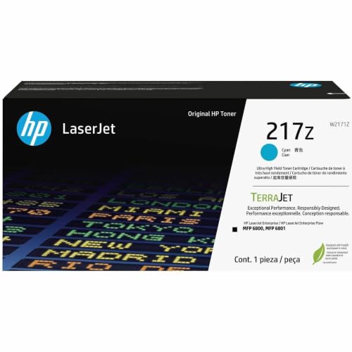 HP Ultra High Yield cyan original LaserJet cartouche de toner W2171Z pour Color LaserJet Enterprise MFP 6800dn - vue 3