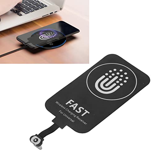 Patch de carregador sem fio - Receptor de adaptador de carregamento sem fio Tipo C Carregador sem fi